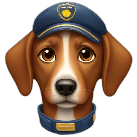 perro salchicha piloto  emoji