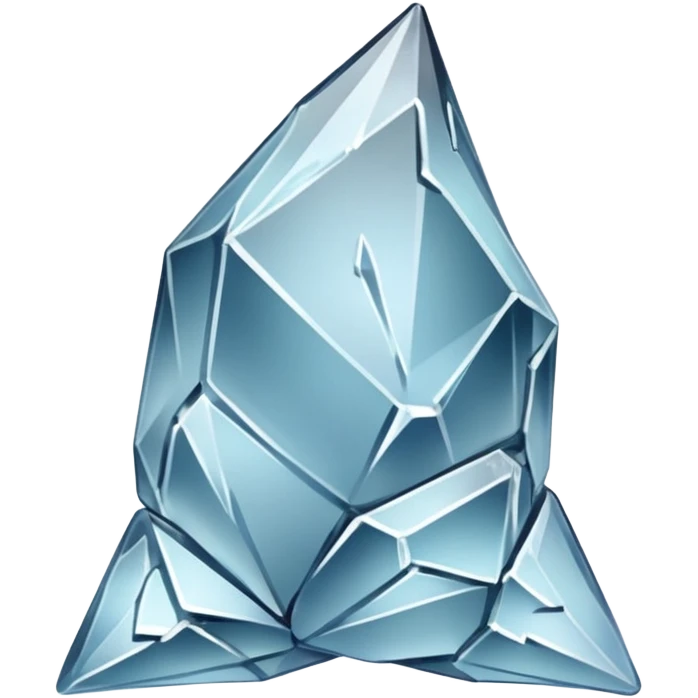 A transparent baggie containing clear glass pieces crushed into shards and chunks of crystal clear glass only emoji