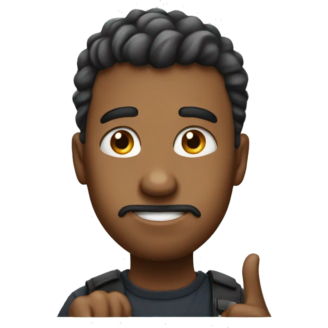 awestruck and pointing down emoji