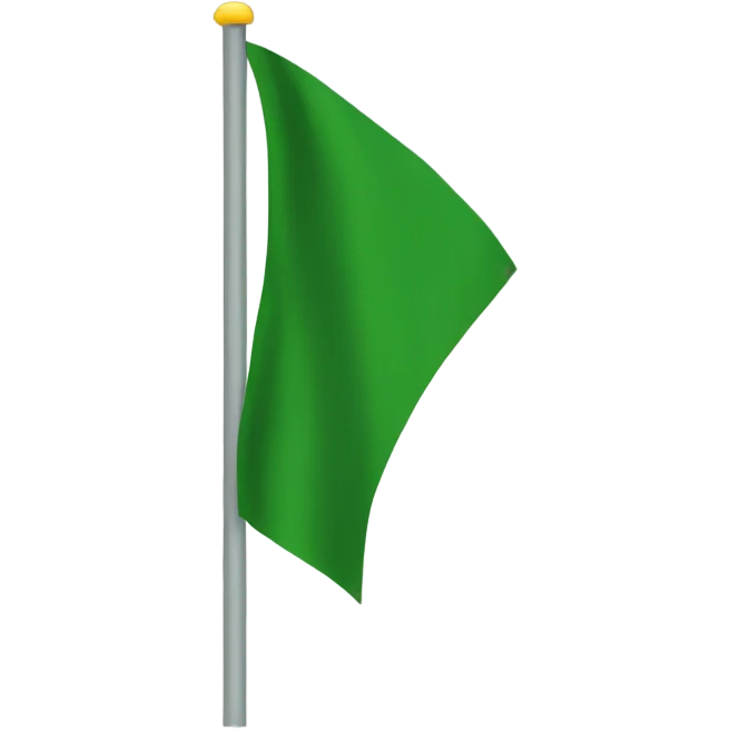 Green flag emoji