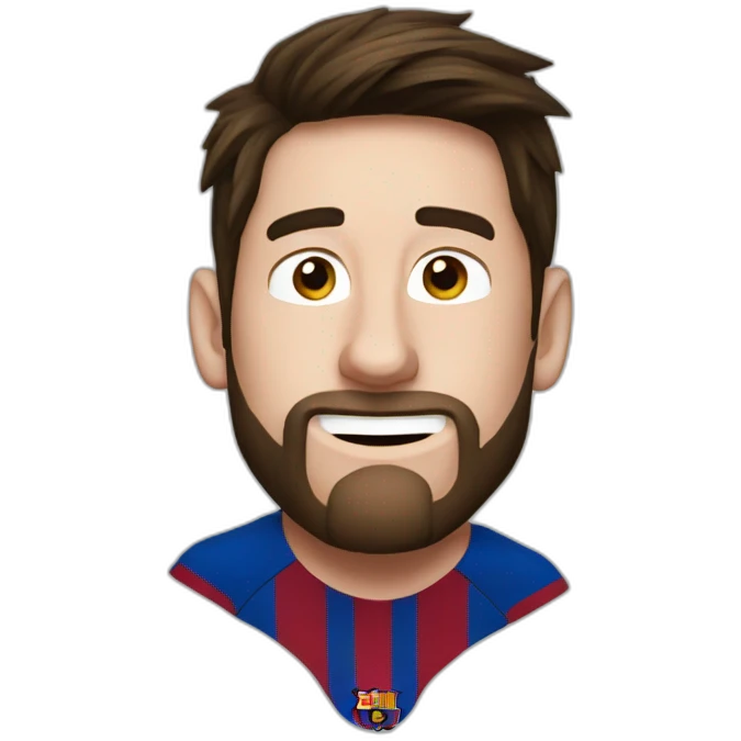Messi diciendo Siuu emoji