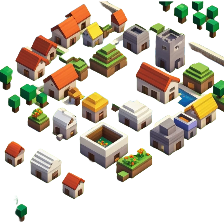 Minecraft village emoji