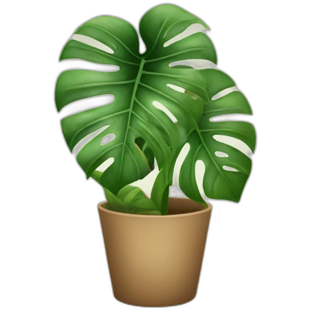Monstera emoji