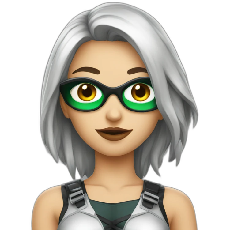 Sexy cosplay girl emoji