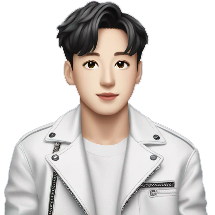 Jeon Jungkook in jacket emoji