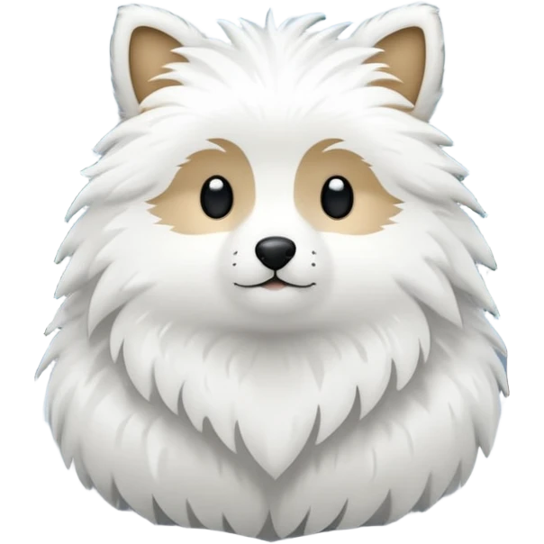 Ein Re das in einem Wald ist und es Schneit emoji