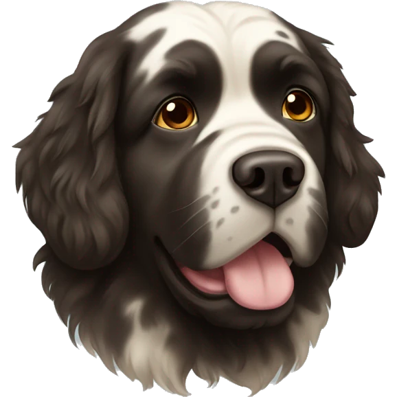newfoundland with brown spots emoji