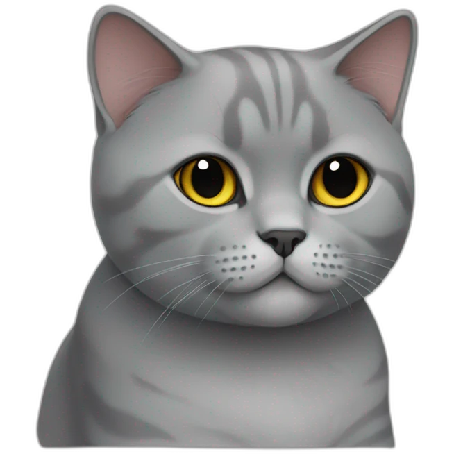 british shorthair cat emoji