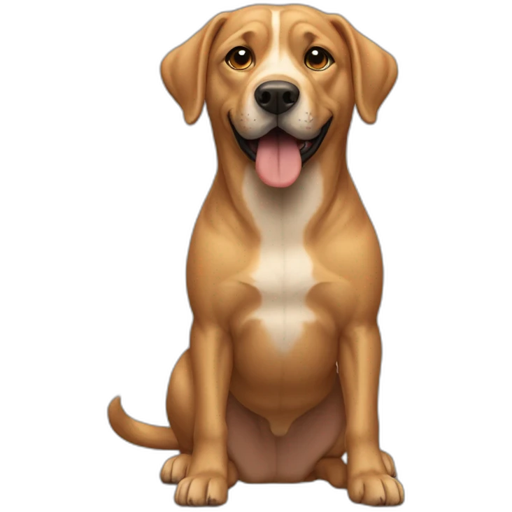 dog-with-human-body emoji