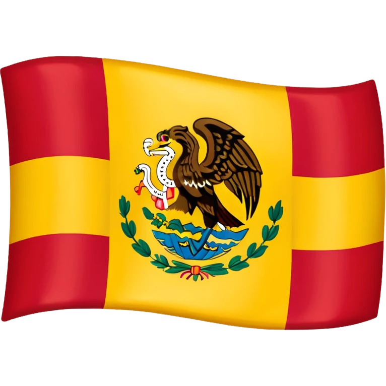 "State flag of Jalisco. Render this image in the distinct, simplified, and glossy art style of an iOS emoji flag, similar to 🇲🇽." emoji