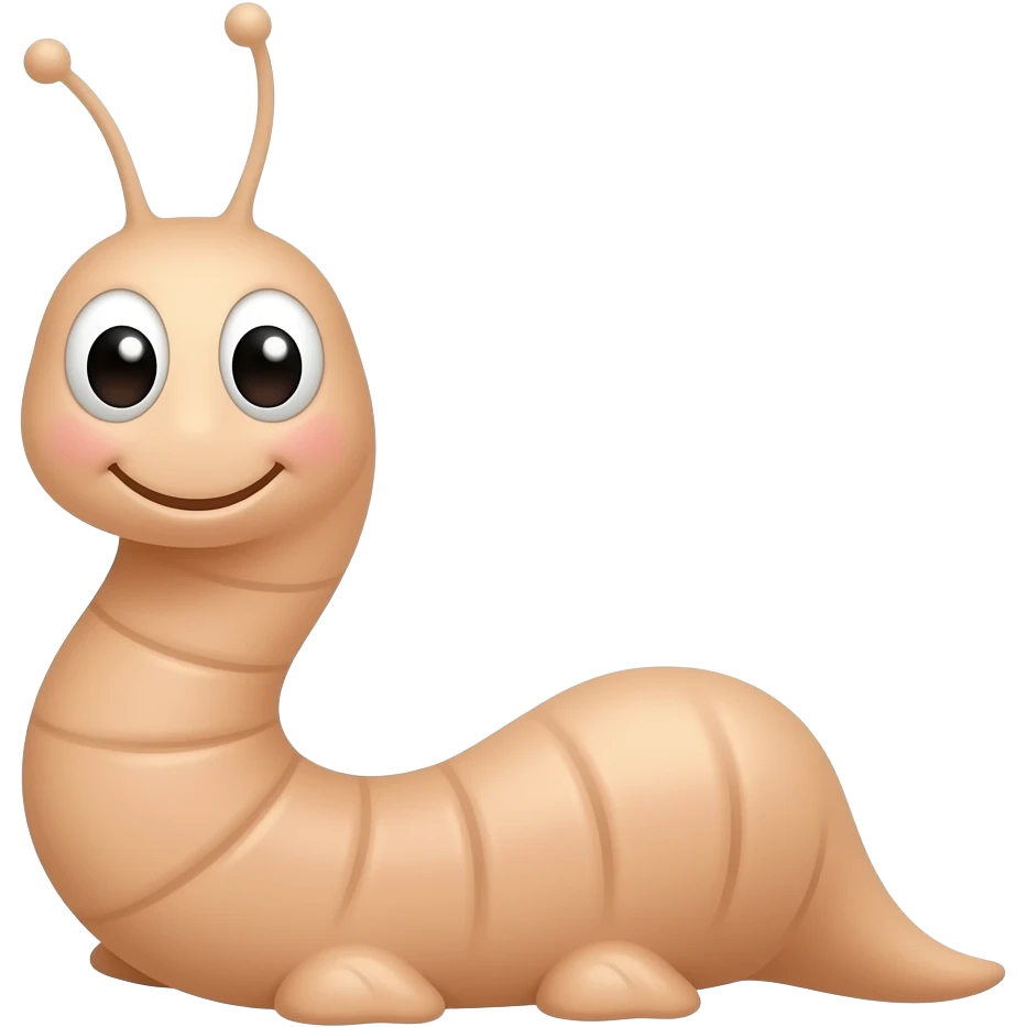 Worm emoji