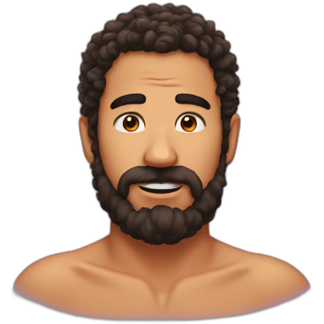circle shaped chest hair emoji