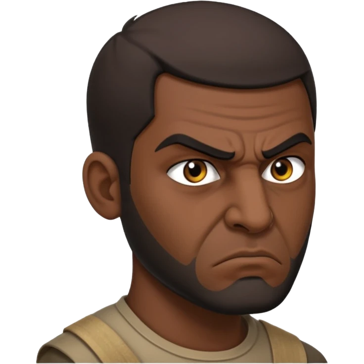 angry Iraqi, in profile emoji