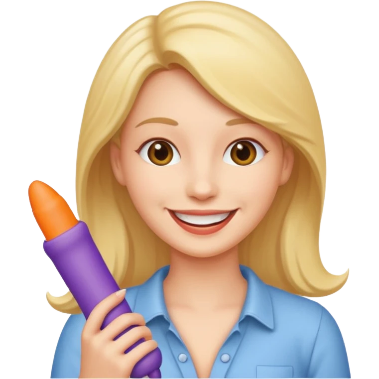 dildo kullanan kadın emoji