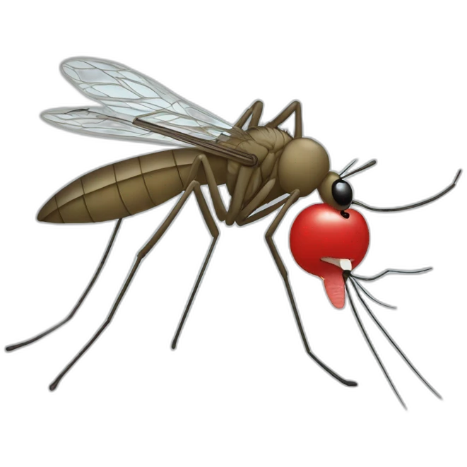 Mosquito biting trump emoji