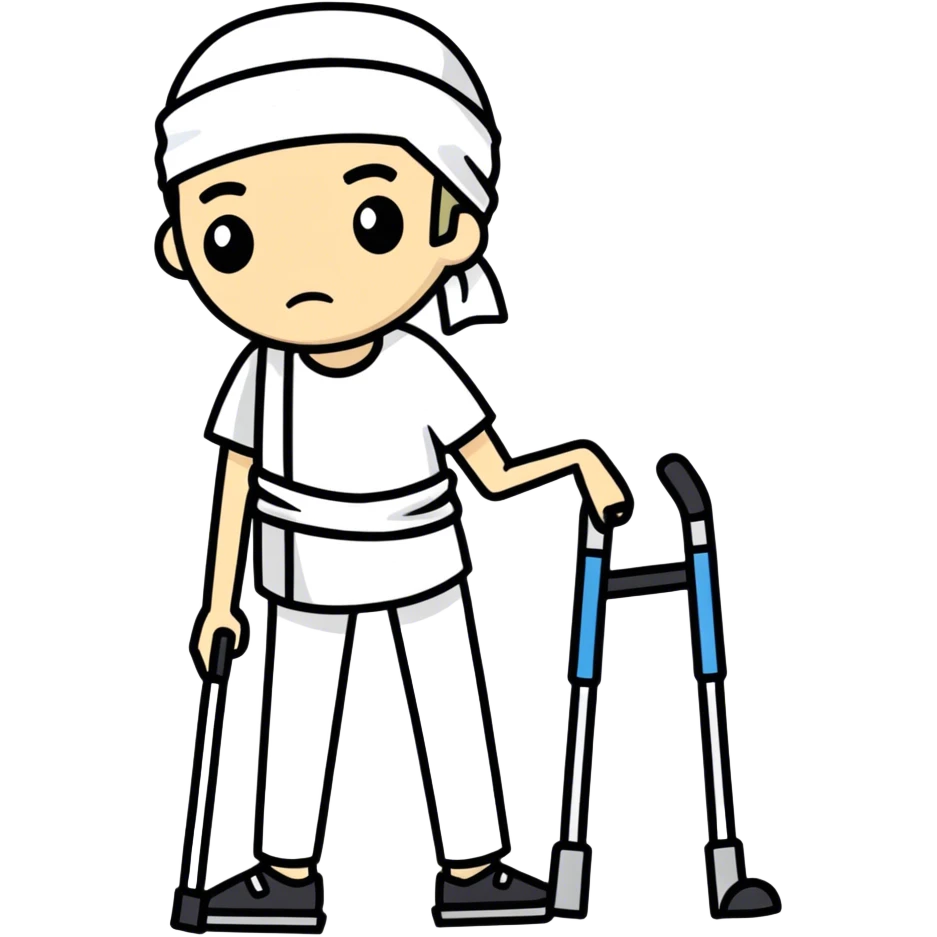 Broken ankle emoji