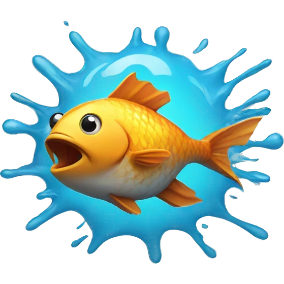 exploding fish emoji