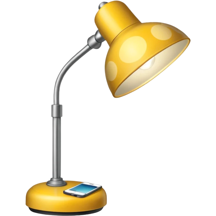 patterned desk lamp emoji