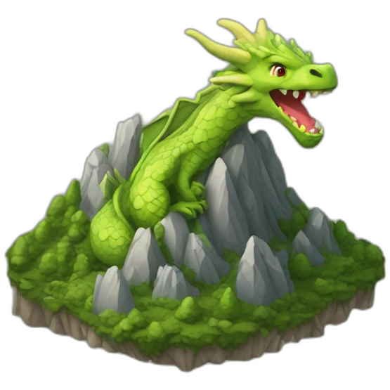 dragon mountain emoji