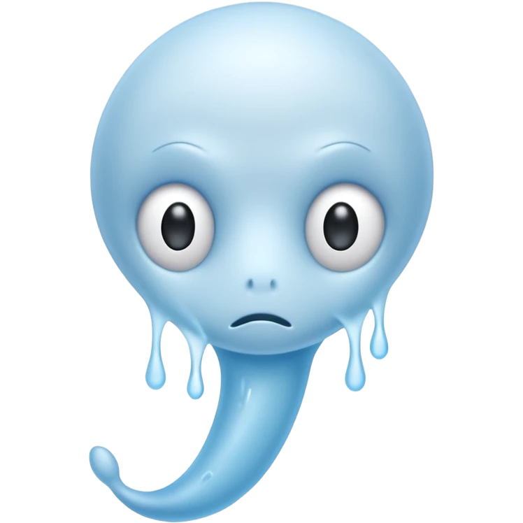 Depressed Sperm emoji