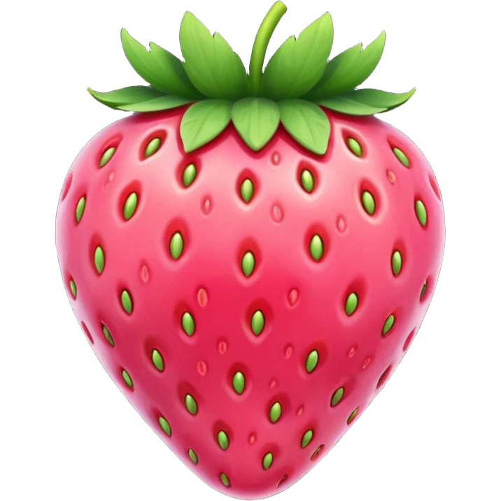 pink strawberry emoji