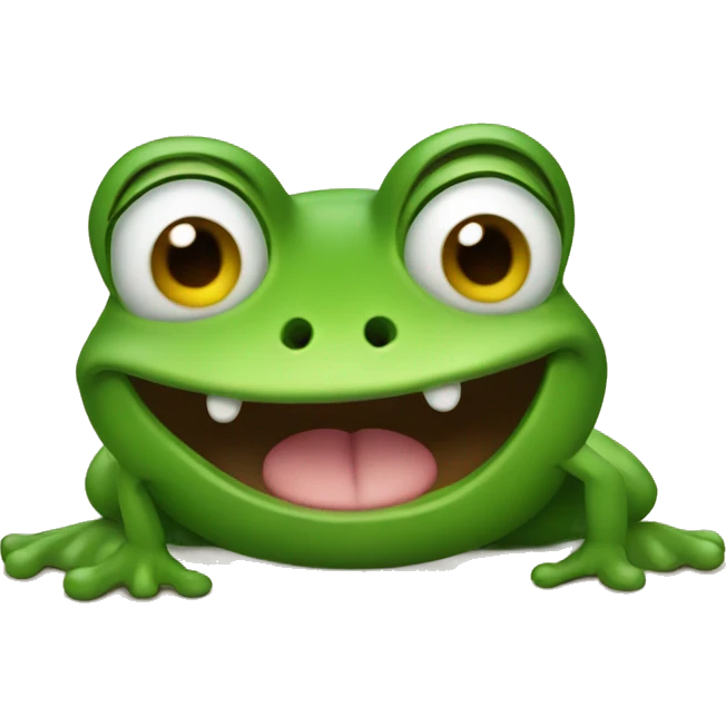 frog barfing emoji