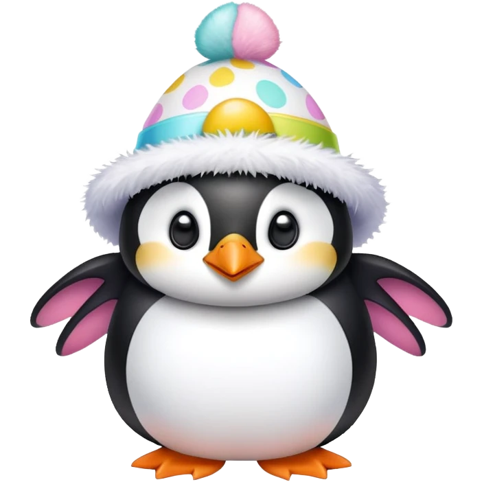 Easter Penguin emoji