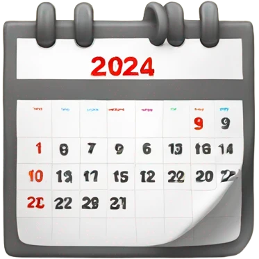 calendar 2024 emoji