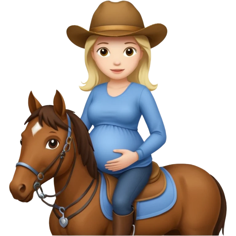 fai la ragazza del cavallo incinta emoji