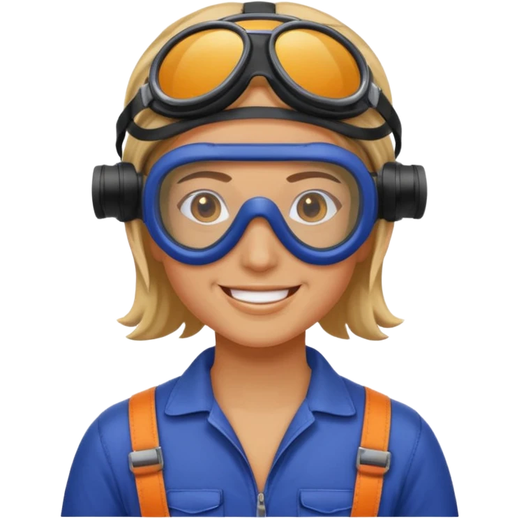 parachute diver emoji