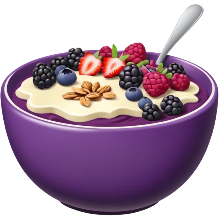 Açaí bowl emoji