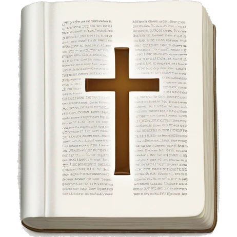 white holy bible emoji