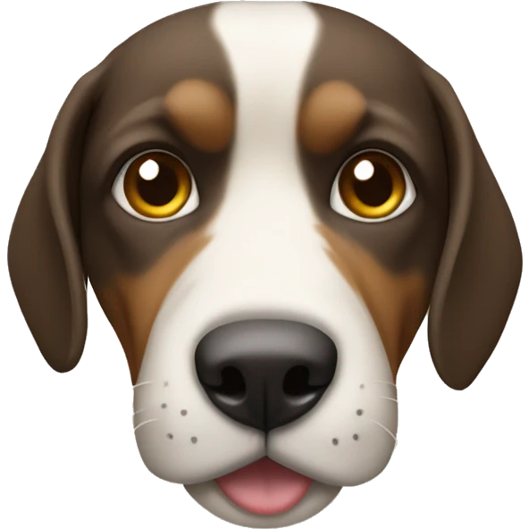 Cão a beber em pé  emoji