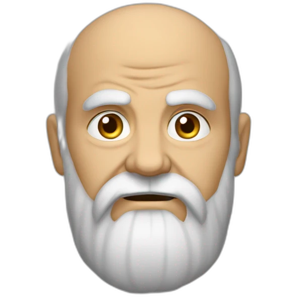 Socrate qui lève un sourcil emoji