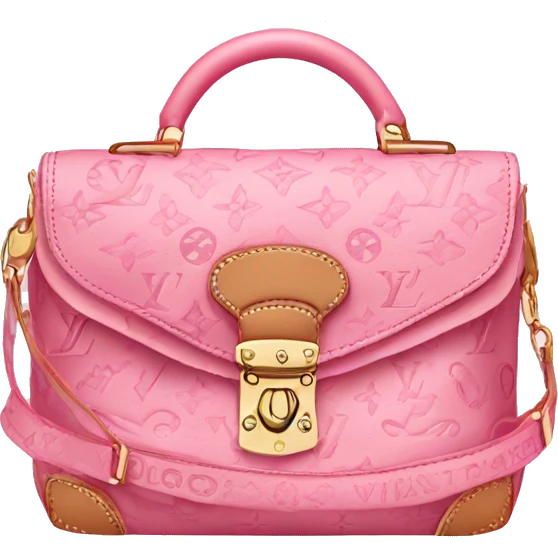 Pink louis vuitton bag emoji