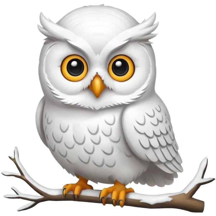 белая сова emoji