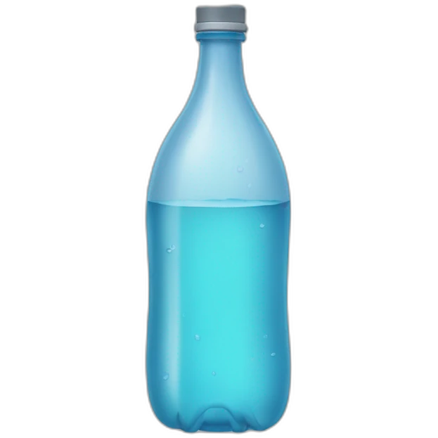 botella de agua emoji