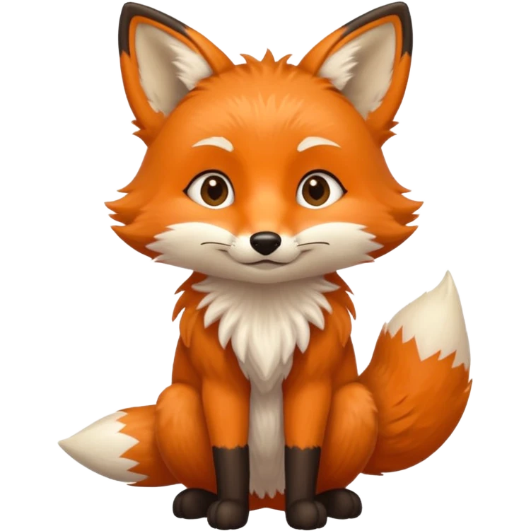 renard qui a besoin d'un calins emoji