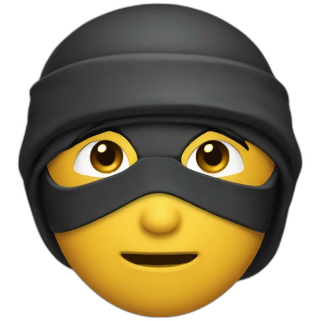 A Ninja with "PI" on his head emoji