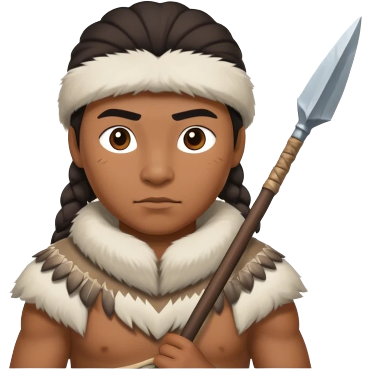 Inuit with Spear emoji