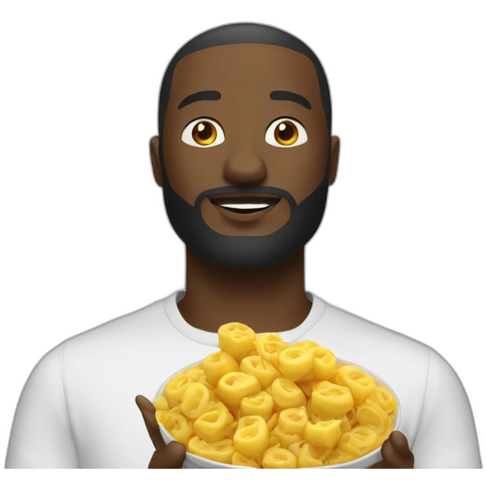 damso qui mange des pâtes  emoji