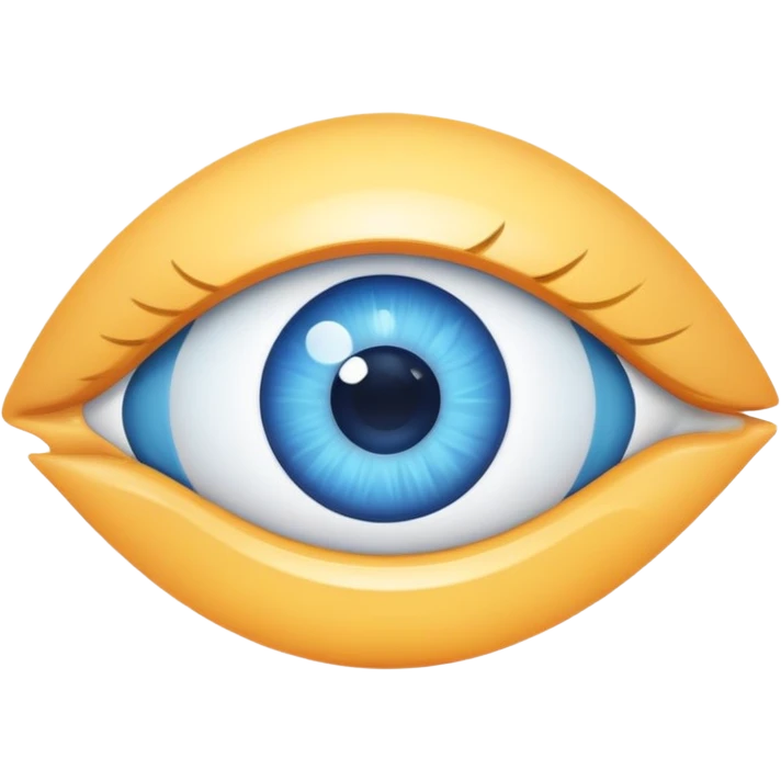 голубой глаз emoji
