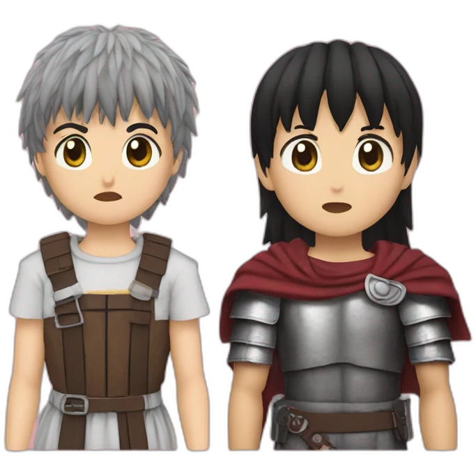 Guts and Casca Berserk emoji