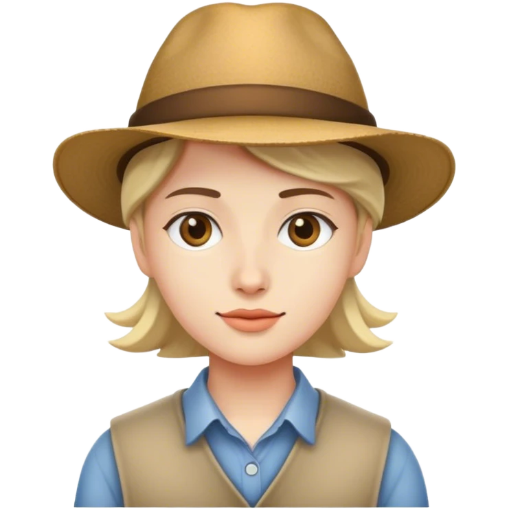 wearing a hat emoji
