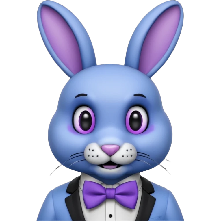 Bonnie(blue) from the Five Nights At Freddy's movie emoji