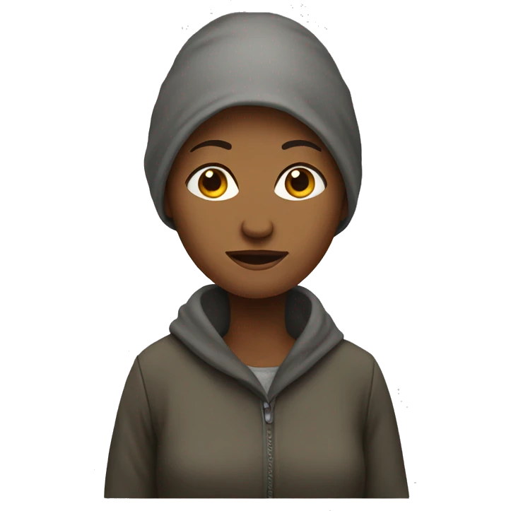 Homeless woman emoji