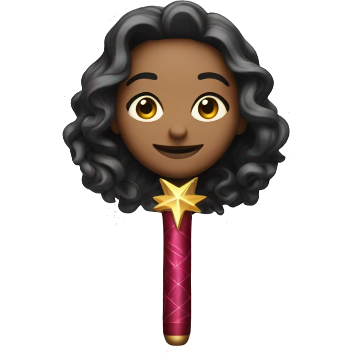 Wanda vision from marvel holding a magic wand  emoji