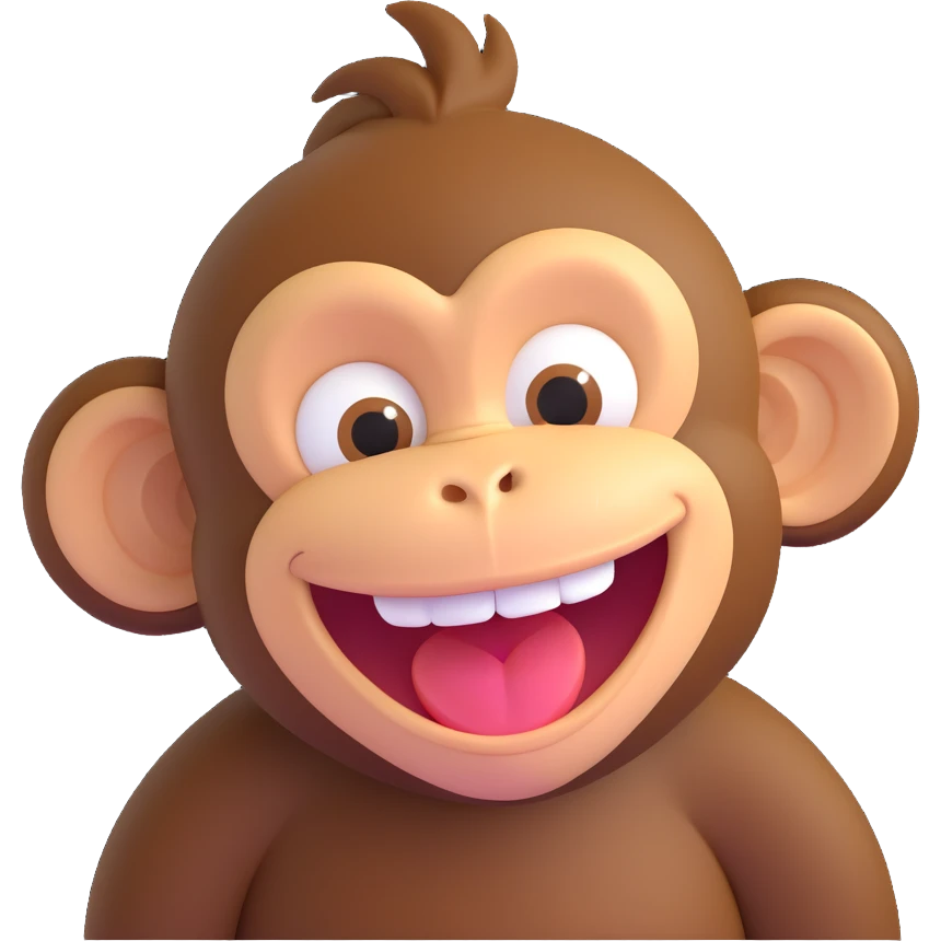 Monkey laugh  emoji