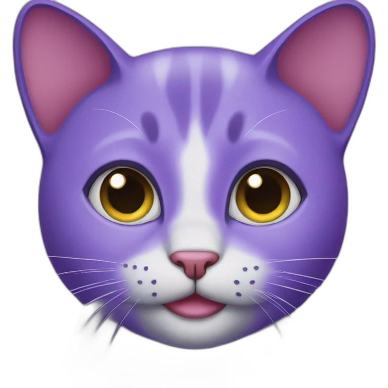 violet cat emoji