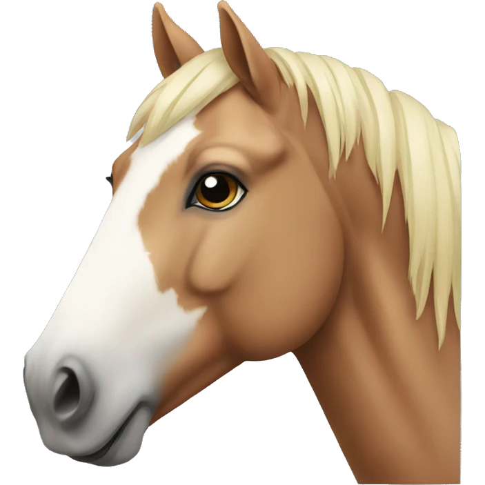 A horse emoji